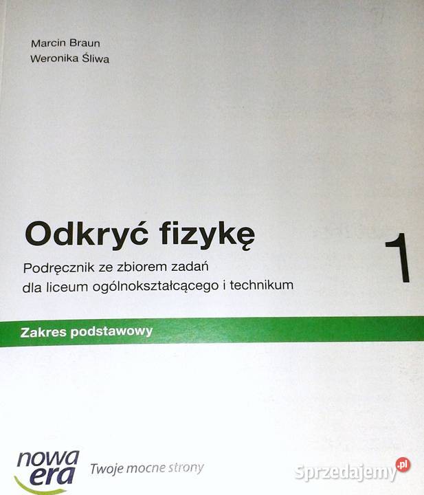 Odkryć fizykę 1 Podręcznik ze zbiorem zadań LO i Chełm