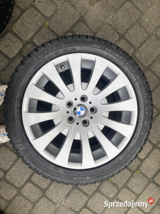 Oryginalne felgi BMW 18 opony Dunlop Run Flat Wrocław