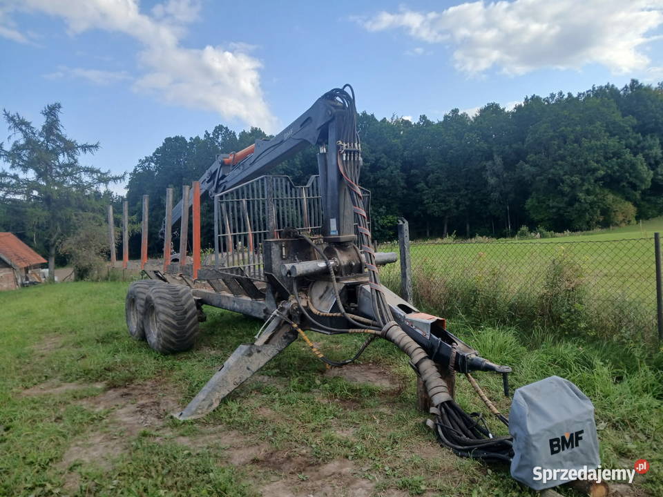 Przyczepa zrywkowa BMF 12 pro 750 Ostróda sprzedam