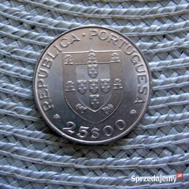 Portugalia 25 Escudo 1982r MŚw hokeju na rolkach wielkopolskie Kalisz