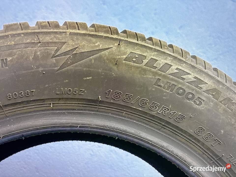 Opony zimowe Bridgestone Blizzak LM005 18565 R15 15cale Łobez