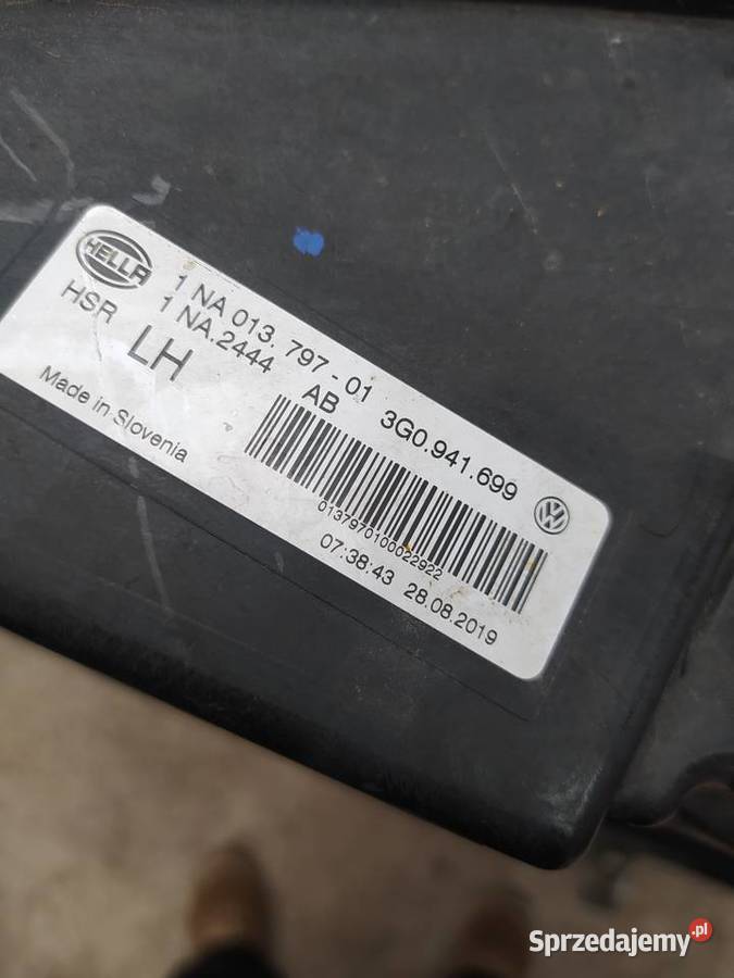 Halogen lewy passat b8 oryginalny lewe Rzeszów