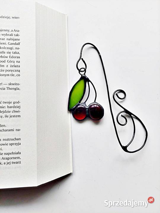 zakładka do książki wiśnie witraż Piekary Śląskie