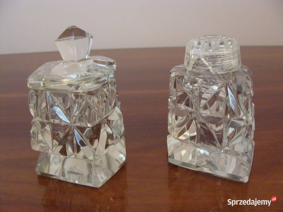 Solniczka pieprzniczka szkło Latoszyn