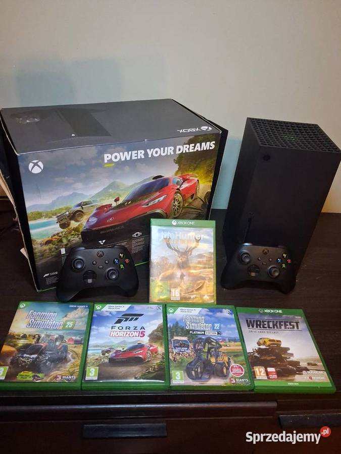 Xbox Series X 1TB 2 pady 5 gier Forza 5 FS25 Janowiec