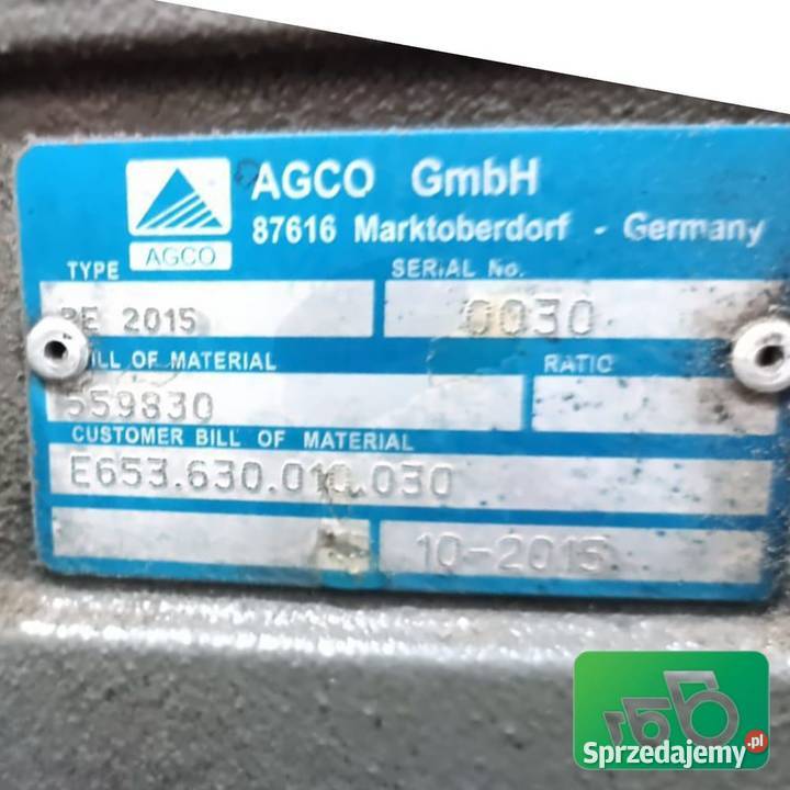Silnik RollsRoyce MTU 12V 1600 C60 Fendt Katana Wilkowo sprzedam