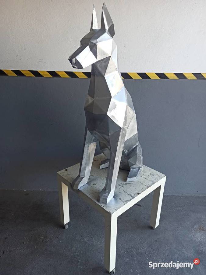 Doberman metal rzeźba stał figura pies Opole sprzedam