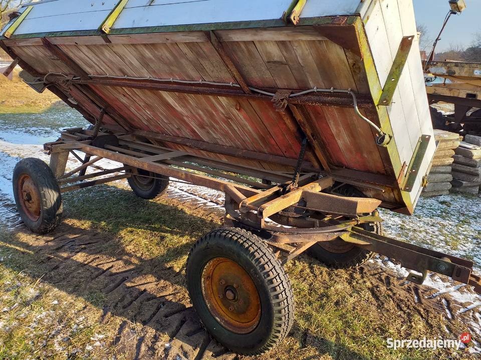 Przyczepa dwuosiowa wywrotka kiper mikrociągnik Zielona Góra
