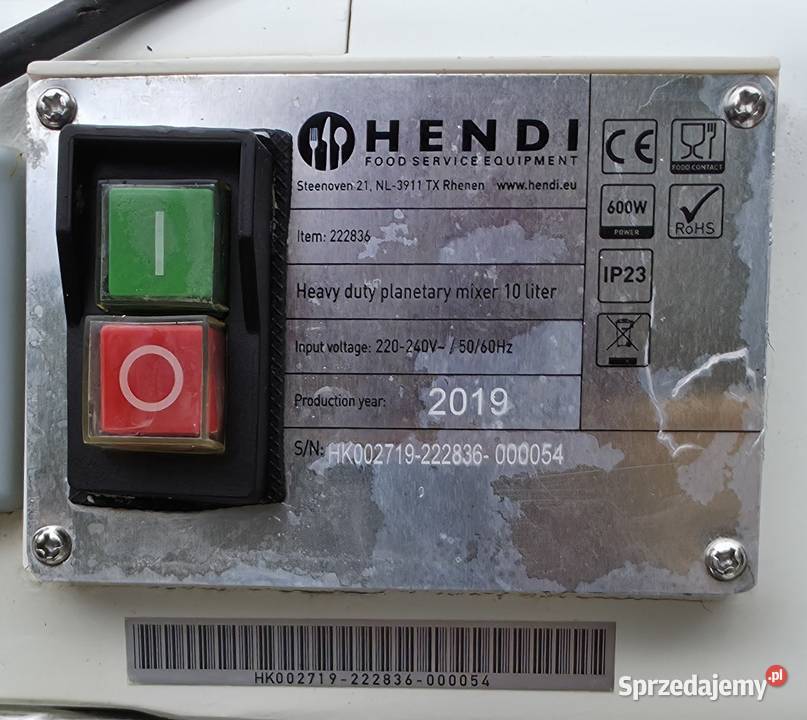 Mieszałka 80237 Warszawa sprzedam