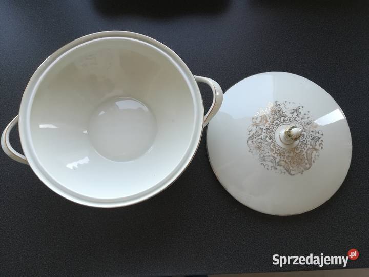waza z porcelany ozdoba stołu stara bawarska pomorskie Gdańsk