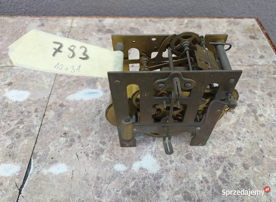 783 Mechanizm starego zegara ściennego HAU Tczew