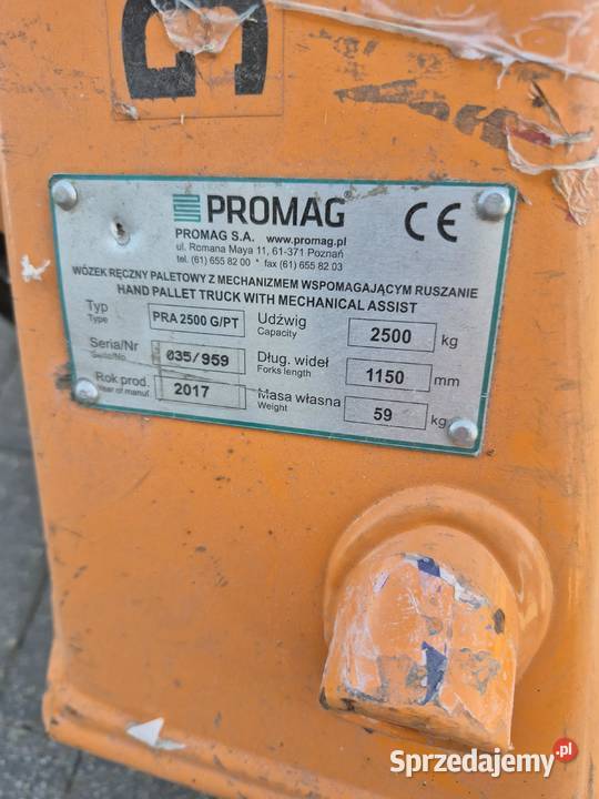 Paleciak ręczny Sokołów Podlaski sprzedam