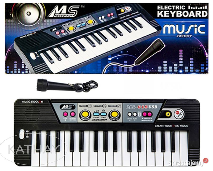 Duże organki pianinko keyboard z mikrofonem 37 wielkopolskie Poznań