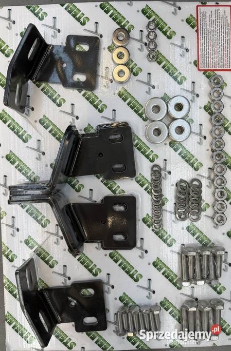 Stopnie Boczne Orurowanie CZARNE z Nakładkami osobowe Progi