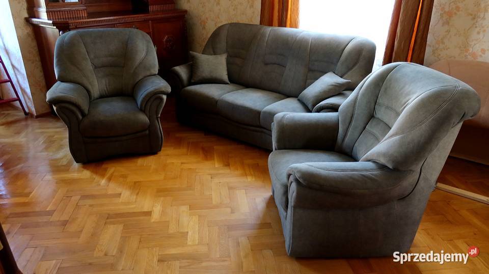 Piękny komplet wypoczynkowy Bologna sofa 3 os i Ziębice