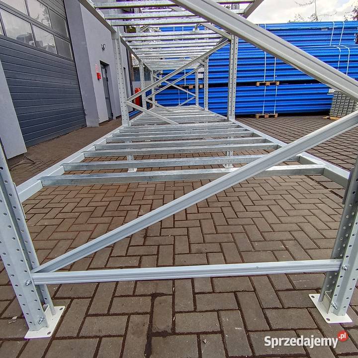 Regał magazynowy półkowy H200 długi 651 warsztat Łódź