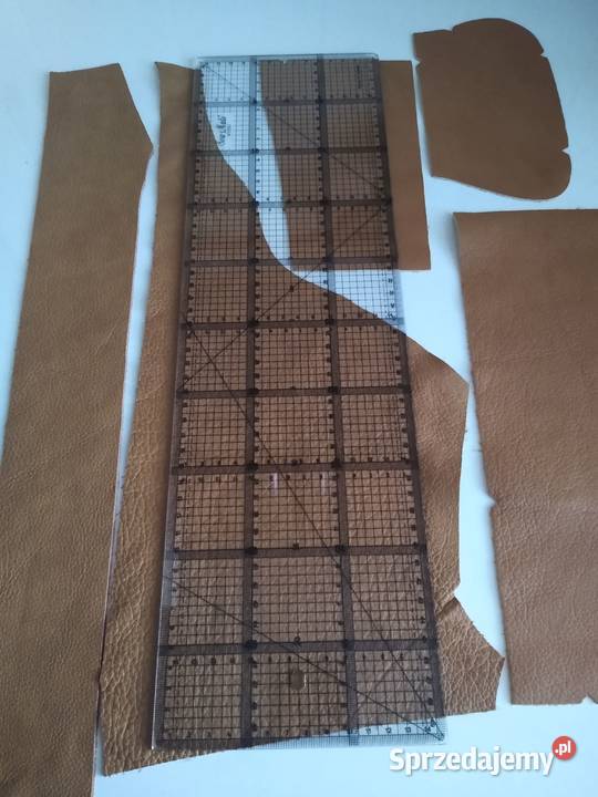 Skóra 178 g Licowa Włoska Brązowy Musztardowy Rękodzieło Gdańsk