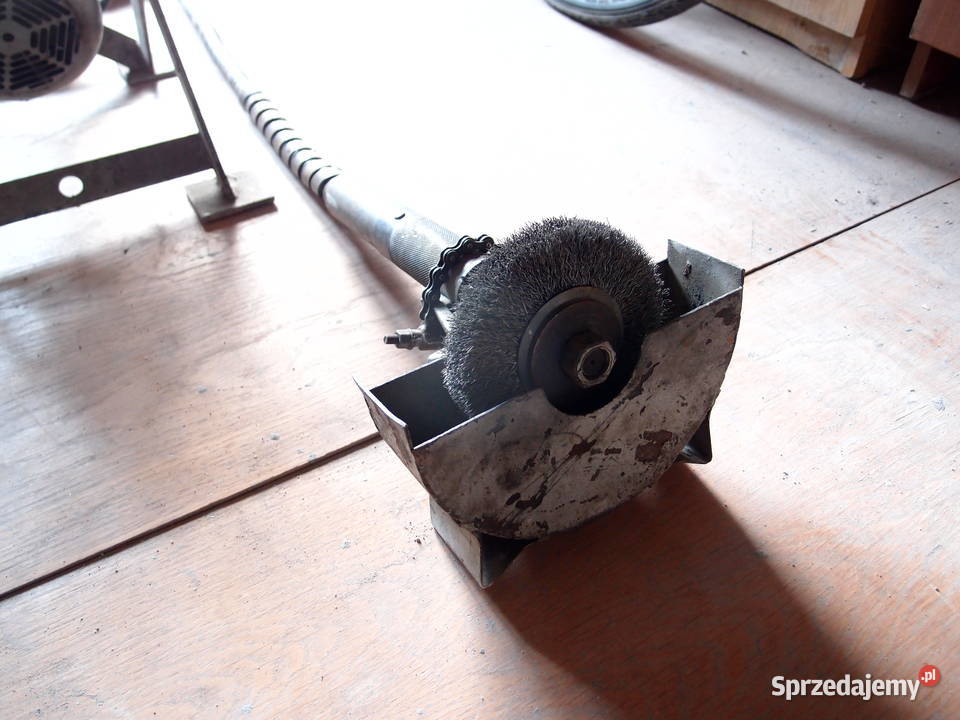 Szczotka szlifierska z wałem giętym dł ok 2m Łódź