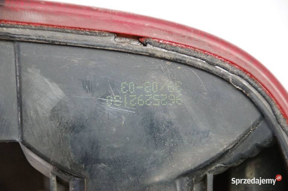 LAMPA PRAWA TYŁ CITROEN BERLINGO 9625292180 Pozostałe kujawsko-pomorskie