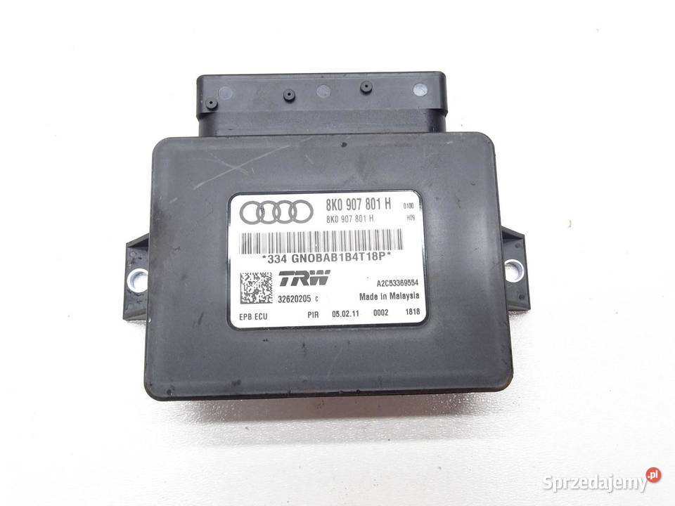 MODUŁ STEROWNIK HAMULCA RĘCZNEGO 8K0907801H AUDI osobowe