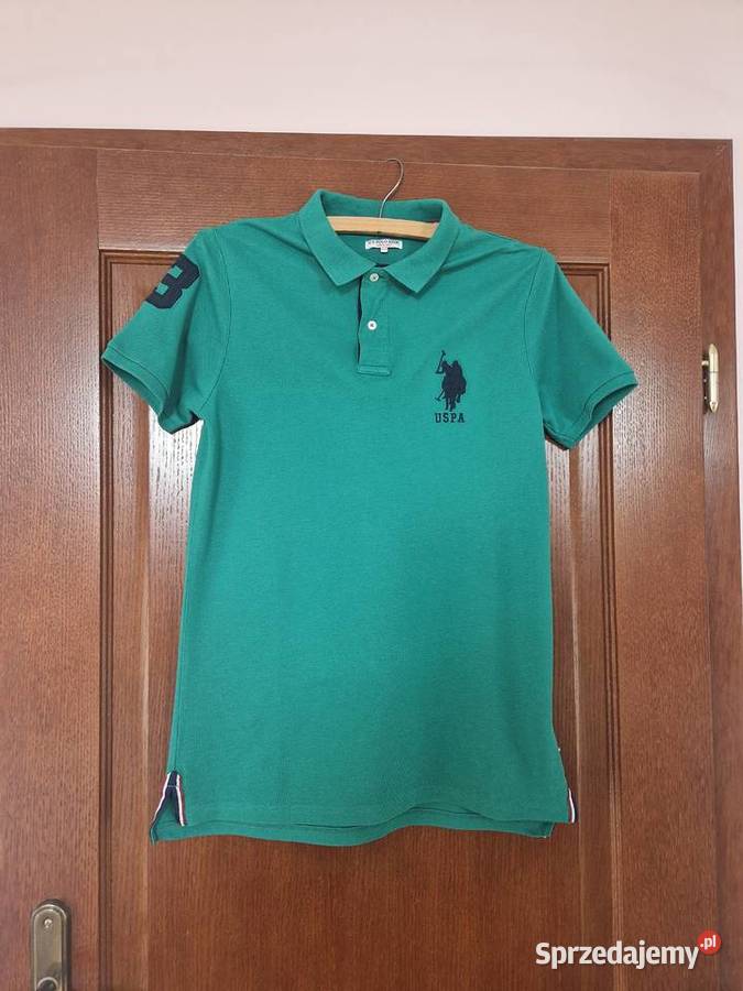 Koszulka zielona US Polo Assn 1415 lat rozmiar Bibice