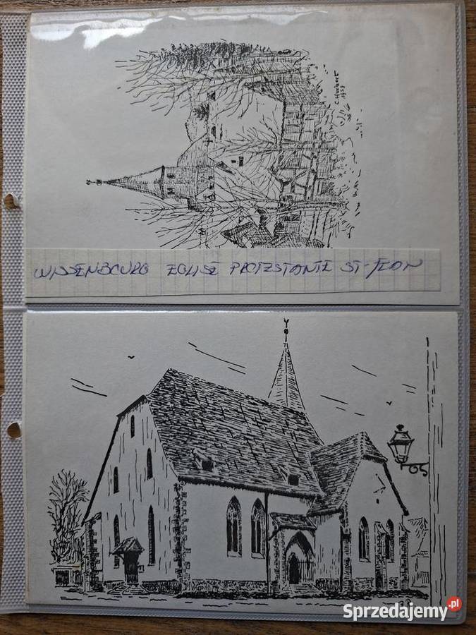 Francja Wissembourg Eglise protestante StJean Kraków