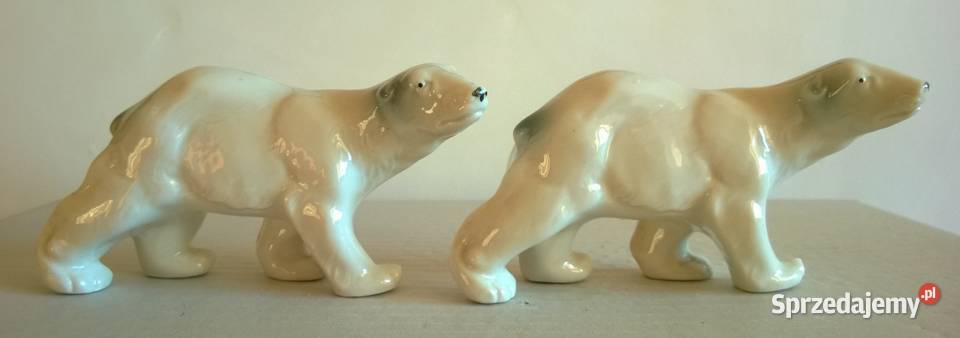 Figurka Porcelanowa Niedźwiedź Polarny Radom