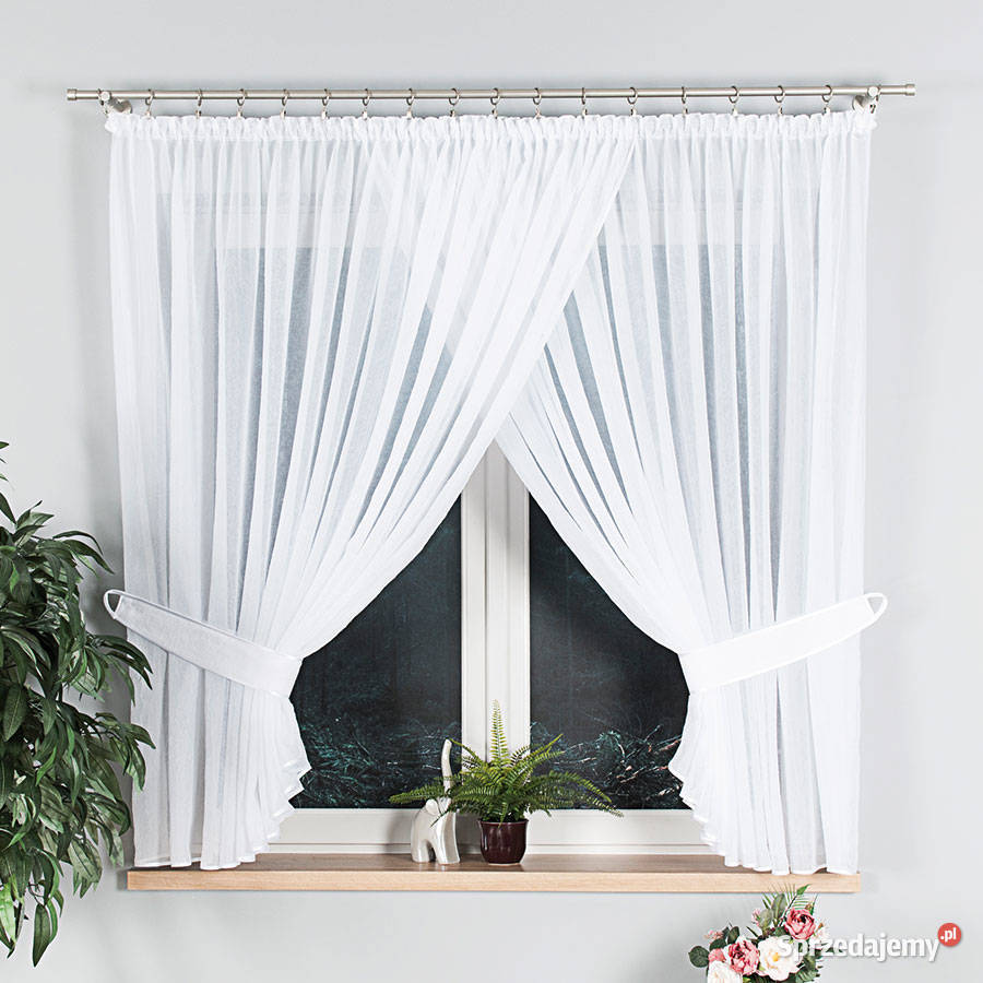Firana zakładana z gipiurą firany szyte na Poznań