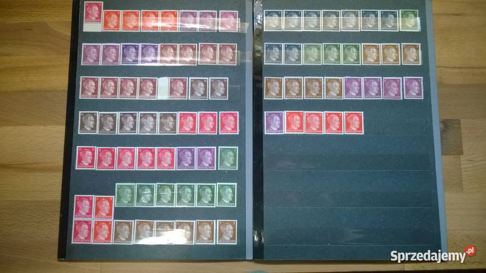 znaczki III RZESZA zestaw 81 czyste Warszawa