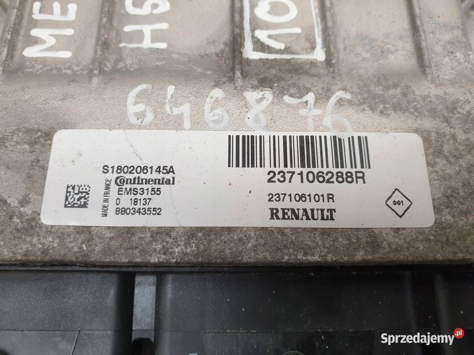 Renault Megane IV 12 TCe STEROWNIK SILNIKA Chełm