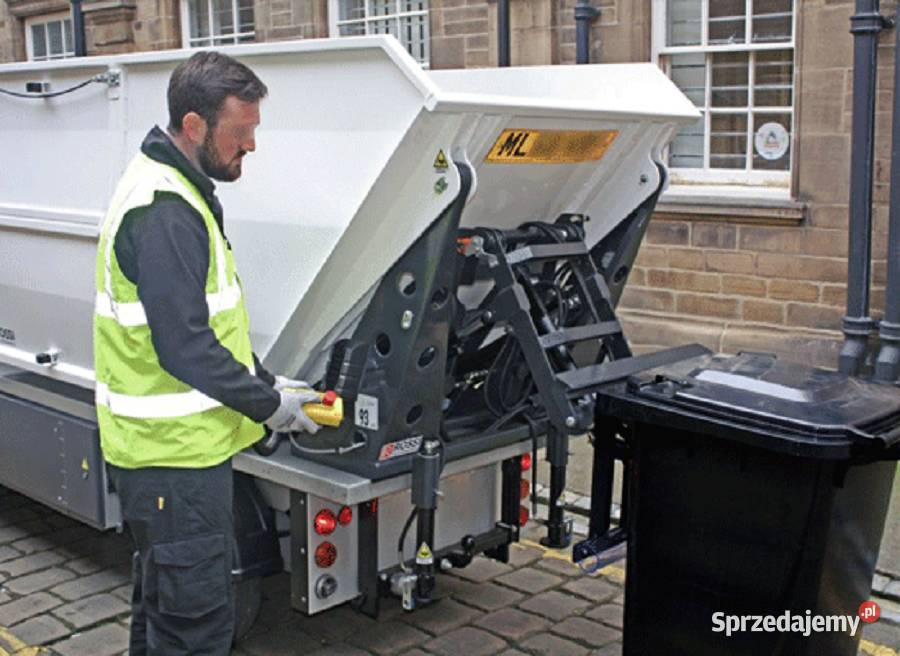 Śmieciarka elektryczna 3 m model kipper wersja L