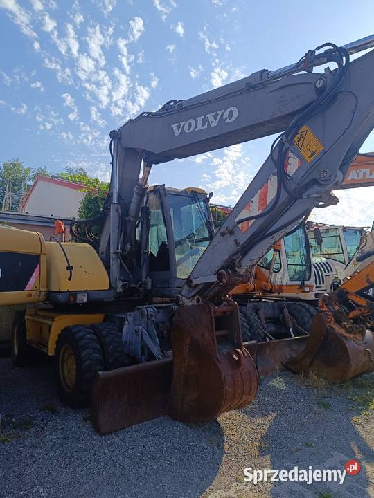 Volvo EW160 kołowa koparka produkcja 1999 Nisko