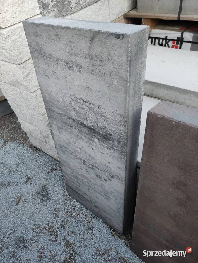 Blok betonowy 1045 palisada mur płot ogrodzenie małopolskie Myślenice