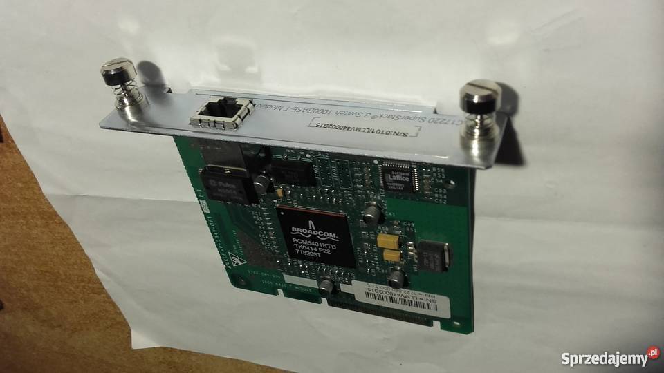 Karty stackujace do switcha 3com switch Kraków