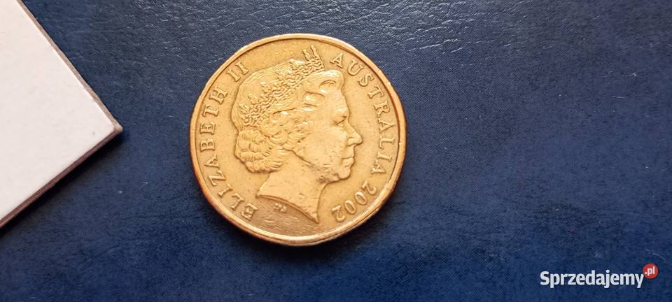 Stare monety 1 dolar 2002 Australia podkarpackie Lesko