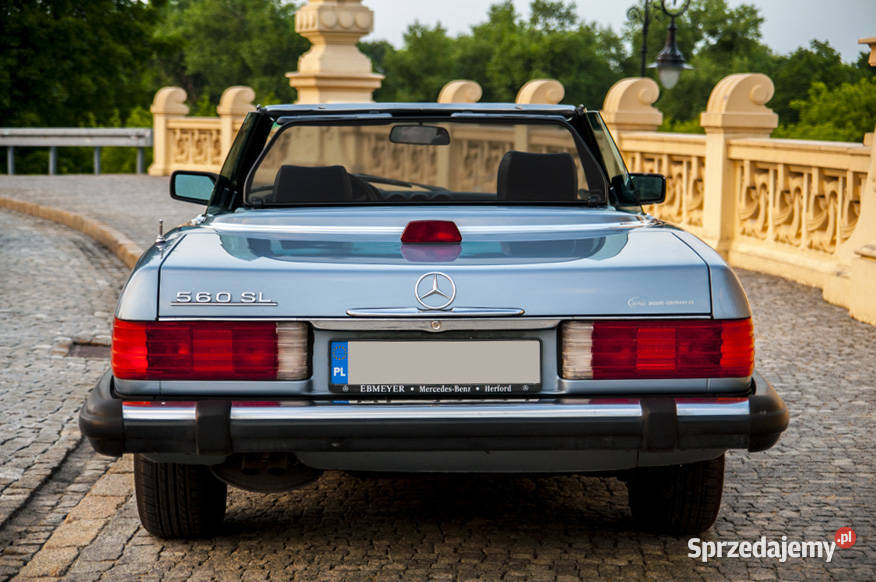 MERCEDES R107 560 SL 1985 Cabrio Mercedes-Benz mazowieckie Warszawa