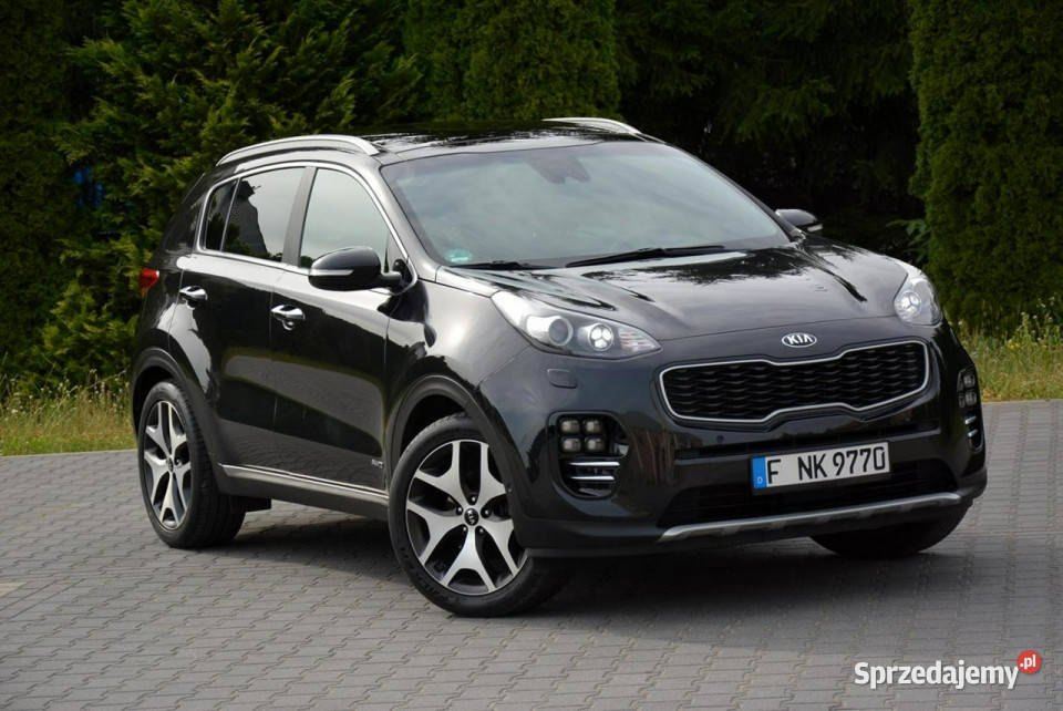 Kia Sportage GTLine Radar Navi Kamera Panorama serwisowany w ASO Kia mazowieckie Ostrów Mazowiecka