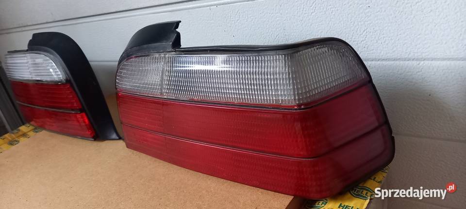 BMW e36 coupe cabrio lampa tył lampy z białym Brzozów
