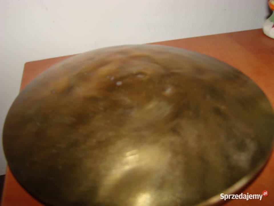 mosiężna wypukła pokrywa Rękodzieło Pruszcz Gdański