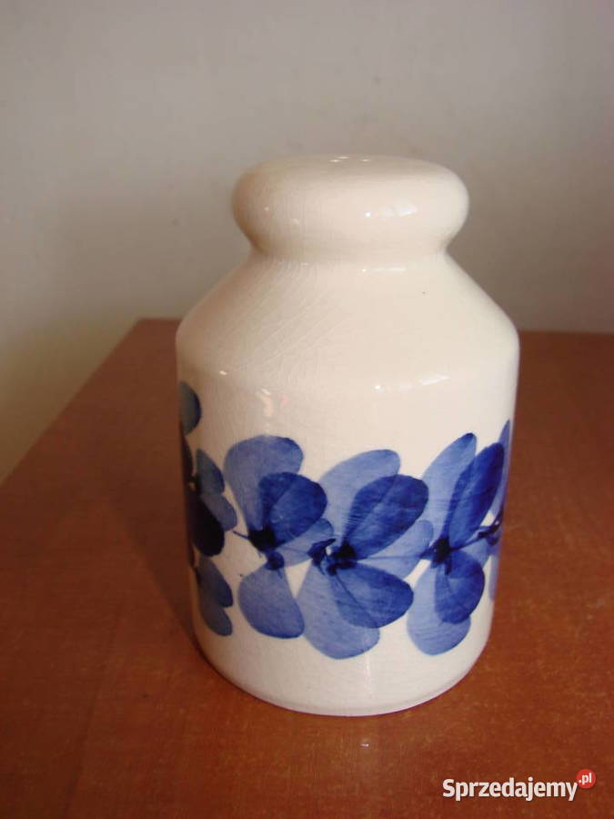 fajansowa solniczka PRL Porcelana i szkło Pruszcz Gdański