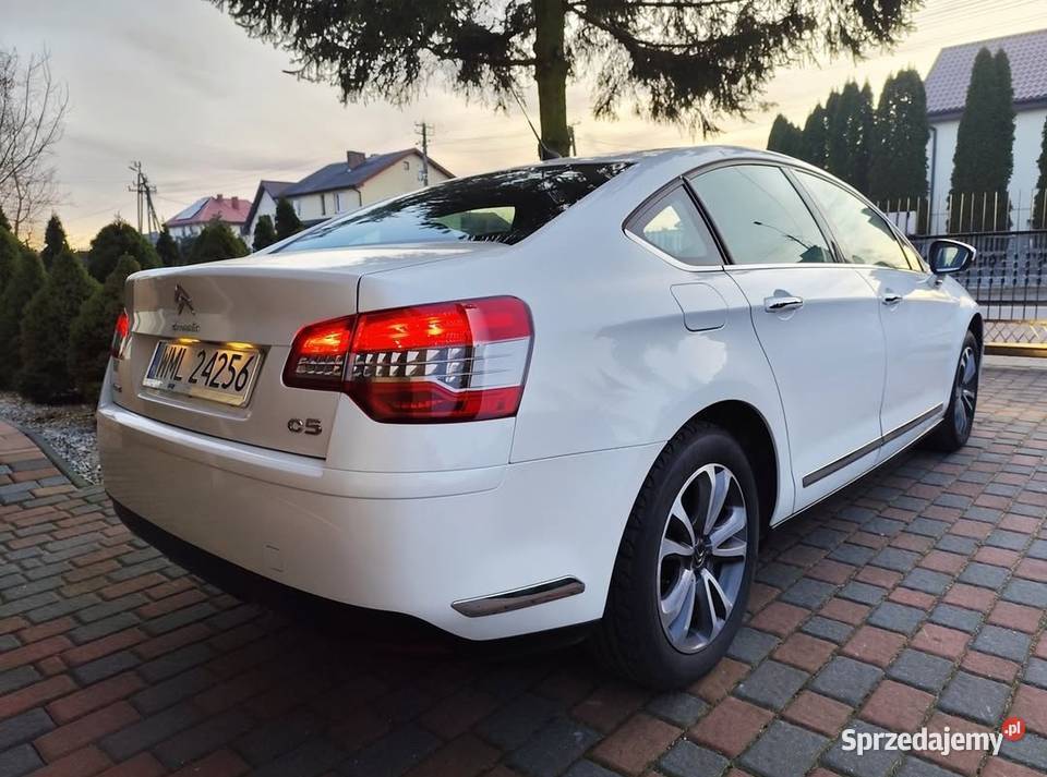 C5 CITROEN Sedan Biała perła Bluehdi manual bez Tłuszcz