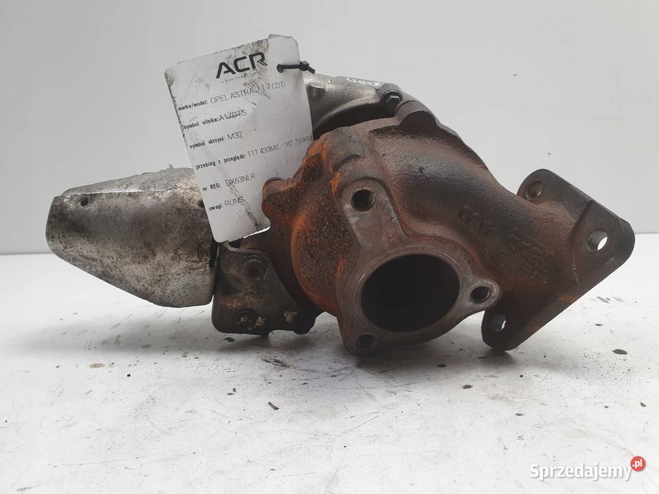 Opel Astra IV J 17 CDTI TURBOSPRĘŻARKA turbo Janów
