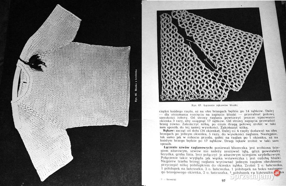 Serwetki Konfekcja szydełkowa Helena Gawrońska lubelskie Chełm