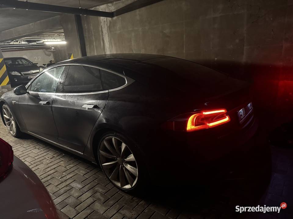 Tesla S P85 Darmowe ładowanie granatowy Warszawa