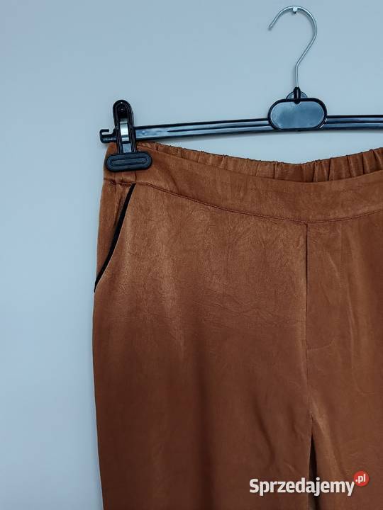 Miedziane spodnie Culture r M lekkie eleganckie Gdynia