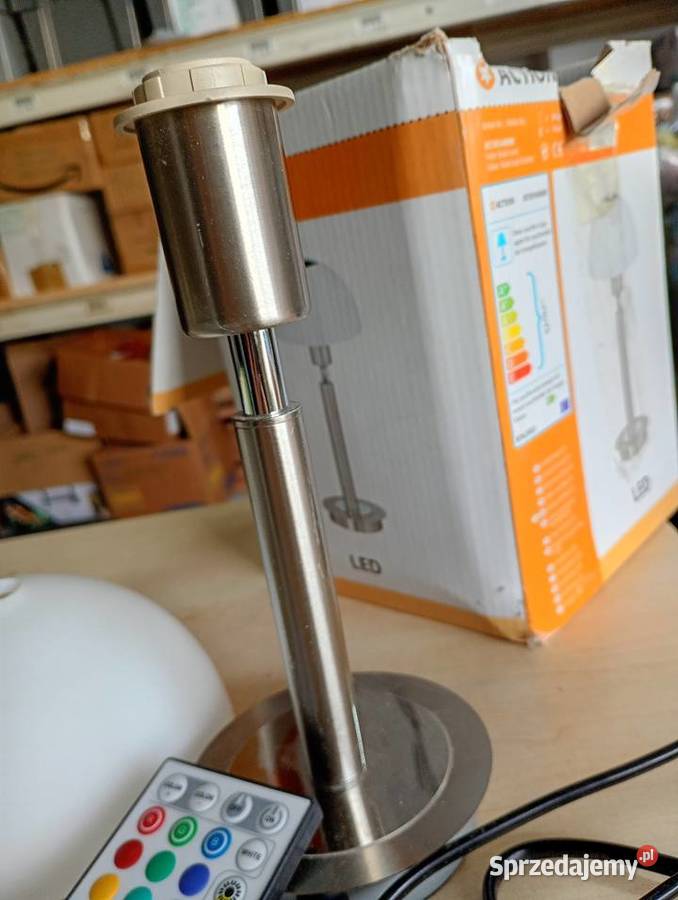 Lampka stołowa nocna Action Amber L6064 LED E14 Przysucha