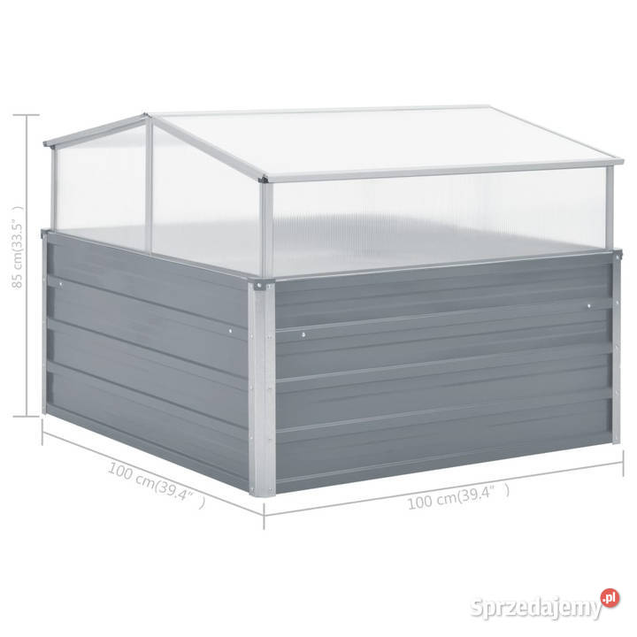 Szklarnia 100 x 100 x 85 stal galwanizowana Warszawa