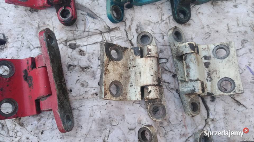 Polonez zawiasy komplet na przednie drzwi L i P osobowe Stalowa Wola