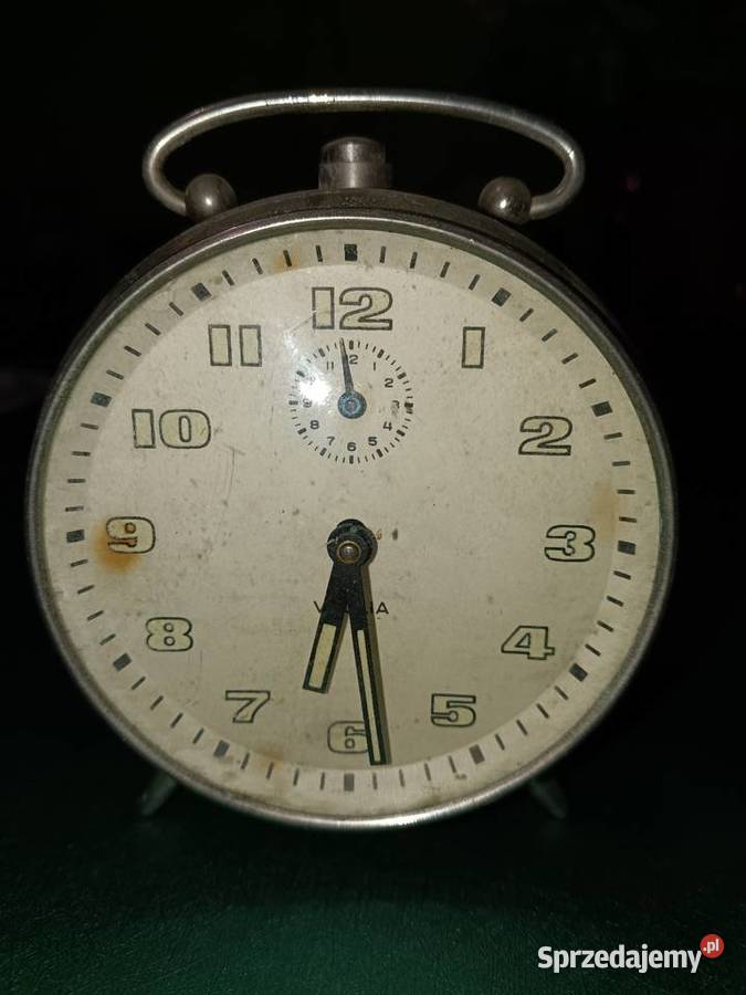 Metalowy budzik Veglia Antyki łódzkie