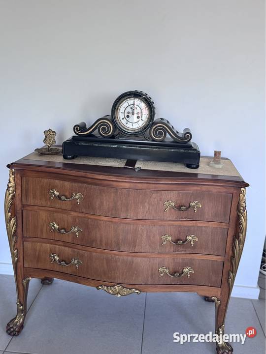 Zegar kominkowy z marmuru Nowy Tomyśl sprzedam